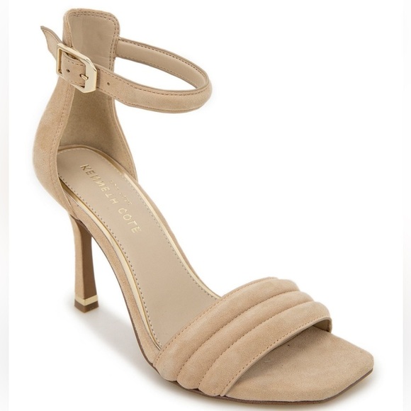 KENNETH COLE NEW YORK HART WOMENS HEEL. Wear any occasion SIZE 6.5 BUFF NWT - Picture 1 of 9